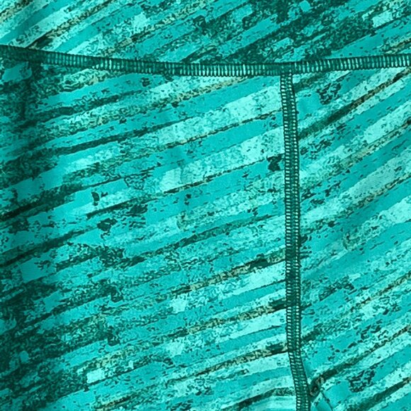 Under Armour HeatGear Compression Capri Leggings Teal Size Small - Picture 8 of 9